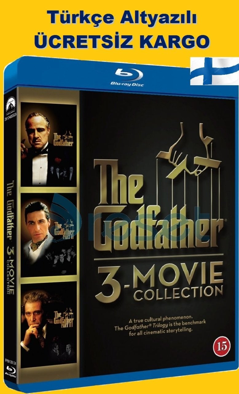 The Godfather Trilogy Blu-Ray 3 Disk