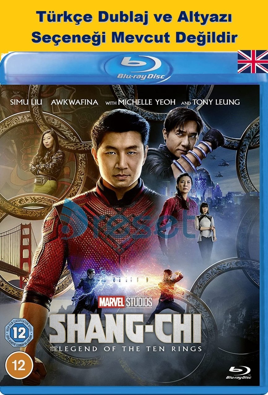 Shang-Chi and the Legend of the Ten Rings Shang-Chi ve On Halka Efsanesi Blu-Ray