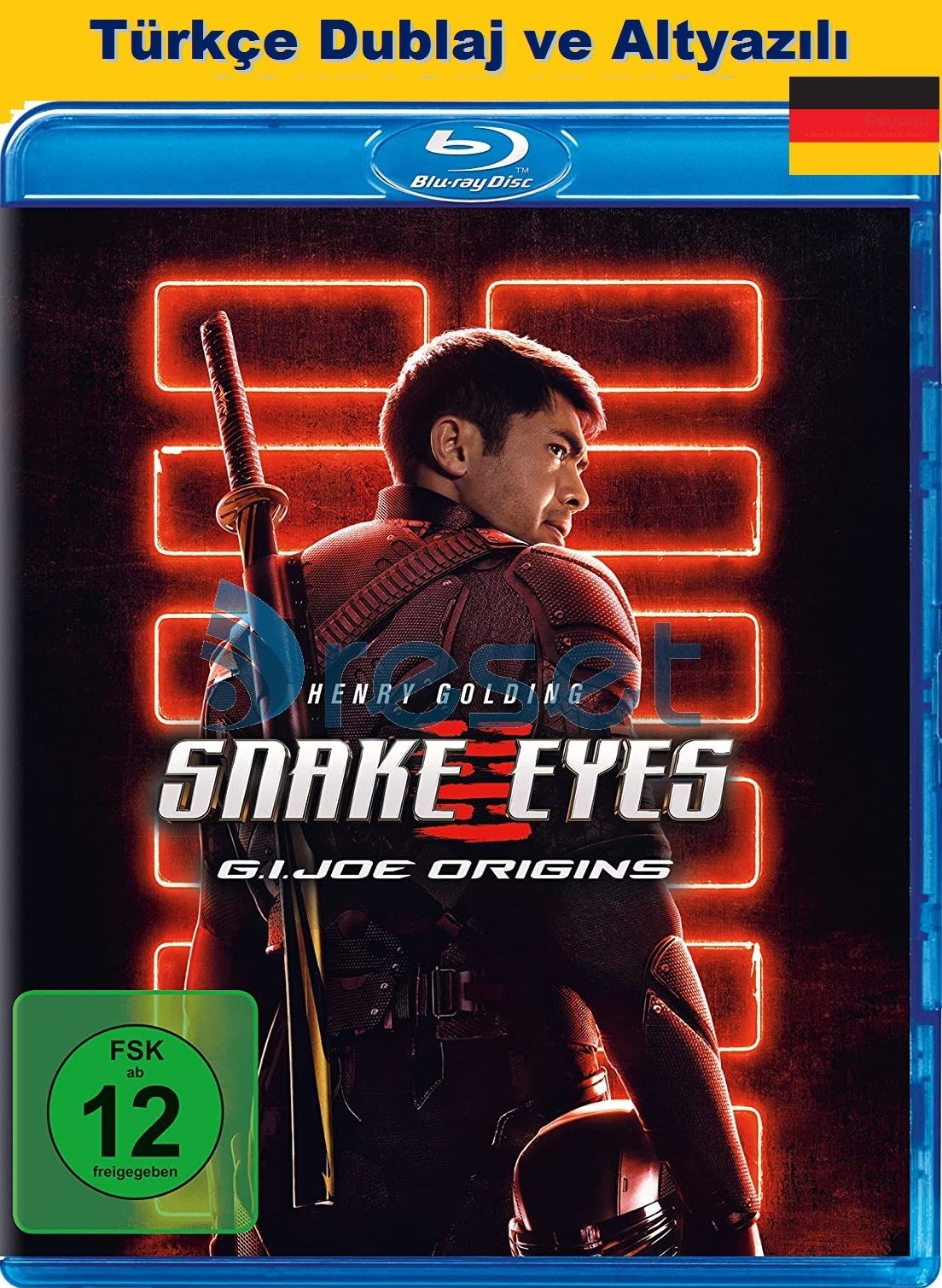 Snake Eyes G.I. Joe Origins Blu-Ray