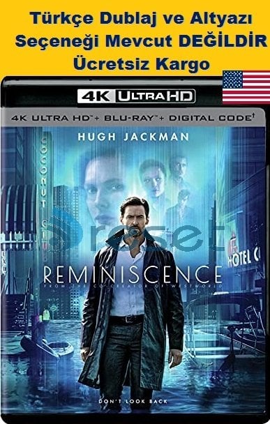 Reminiscence - Zihin Gezgini 4K Ultra HD+Blu-Ray 2 Disk