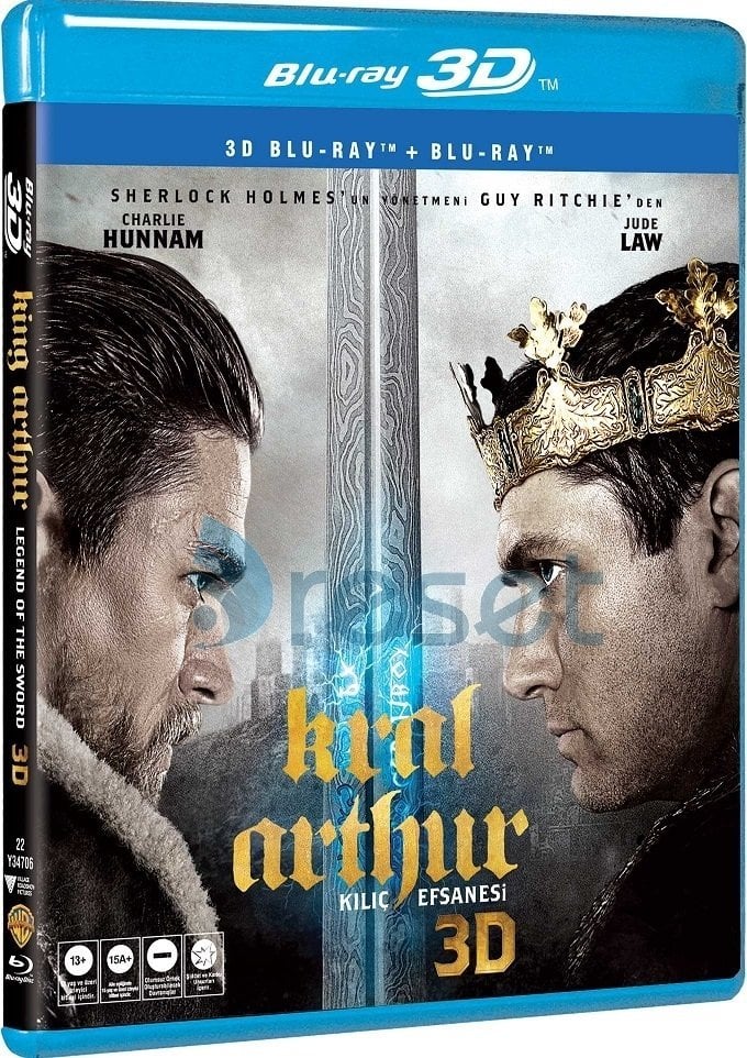 Kral Arthur Efsanesi 3D+2D Blu-Ray 2 Disk
