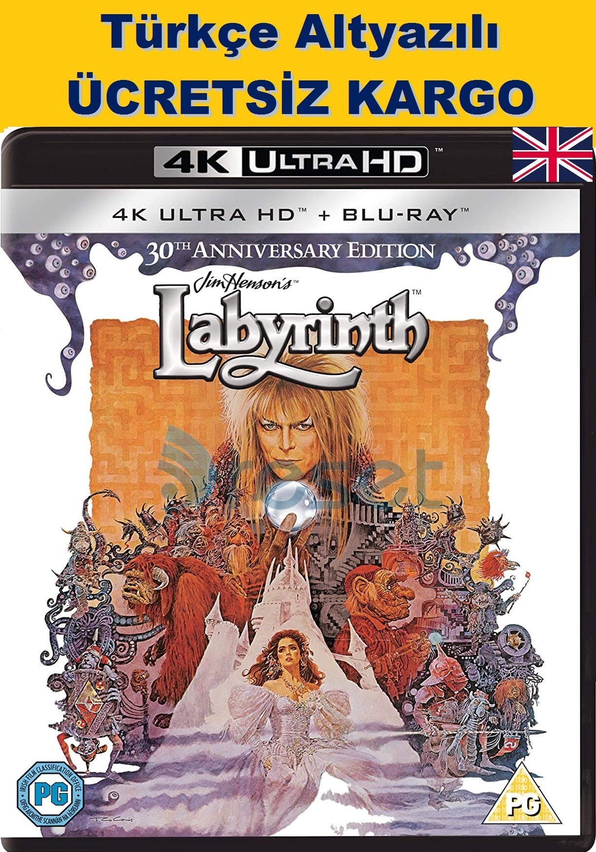 Labyrinth 4K Ultra HD+Blu-Ray 2 Disk