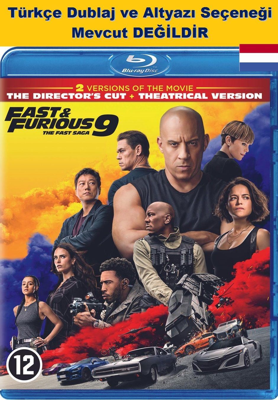 Fast & Furious 9- Hızlı Ve Öfkeli 9 Blu-Ray Sinema Versiyonu + Yönetmenin Kurgusu
