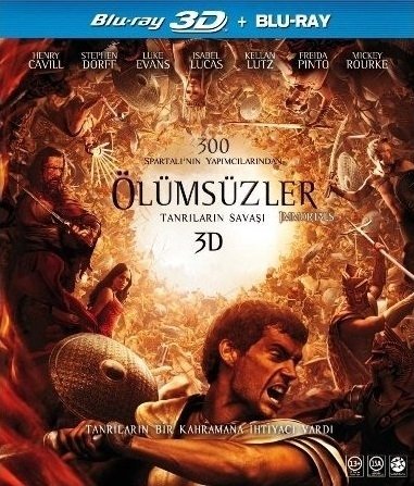 Immortals - Ölümsüzler 3D Blu-Ray
