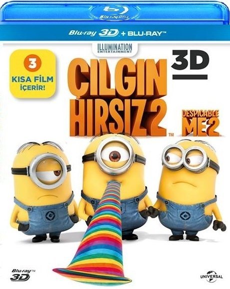 Despicable Me 2 - Çılgın Hırsı z 2 3D+2D Blu-Ray