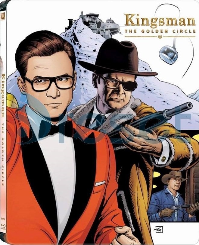 Kingsman Golden Circle - Kingsman Altın Çember  Steelbook Blu-Ray