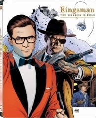 Kingsman Golden Circle - Kingsman Altın Çember  Steelbook Blu-Ray