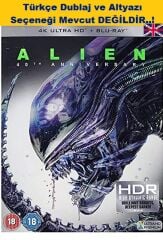 Alien - Yaratık 4K Ultra HD+Blu-Ray 2 Disk 40. Yıl Versiyonu