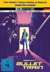 Bullet Train - Suikast Treni Steelbook 4K Ultra HD+Blu-Ray 2 Disk