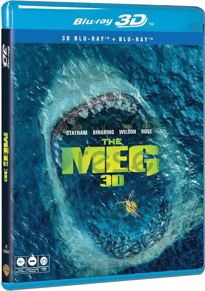 The Meg - Derinlerdeki Dehşet 3D+2D Blu-Ray 2 Disk