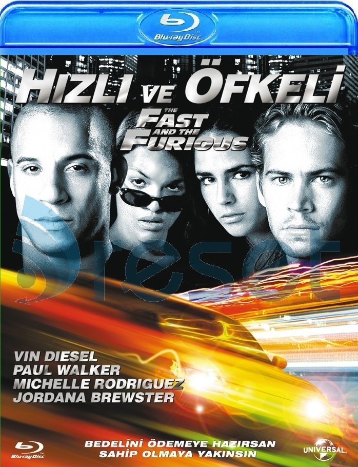 The Fast And The Furious - Hızlı ve Öfkeli Blu-Ray