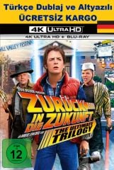 Back  To The Future Trilogy - Geleceğe Dönüş Üçleme 4K Ultra HD+Blu-Ray+Bonus Blu-Ray 7 Disk