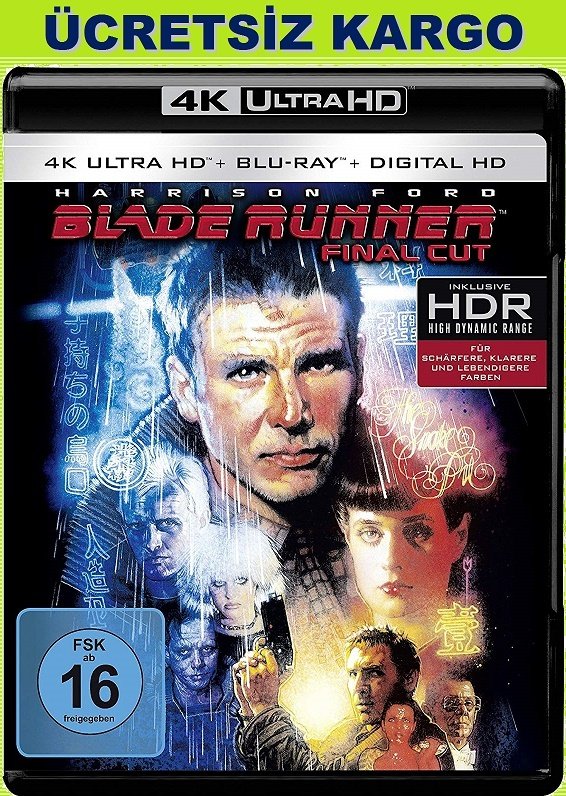 Blade Runner Final Cut 1982 - Bıçak Sırtı 4K Ultra HD+Blu-Ray 2 Disk