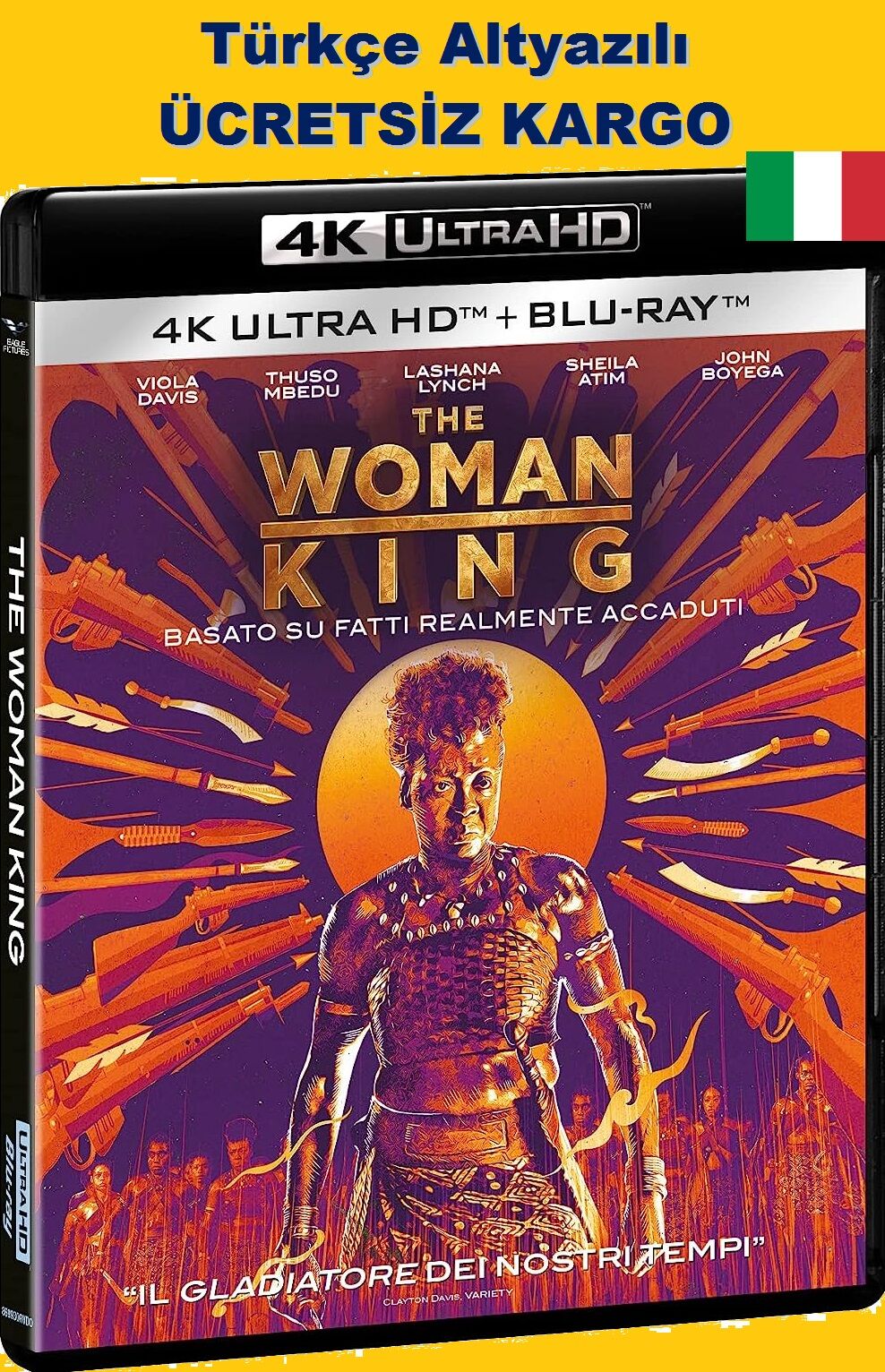 The Woman King - Kadın Kral 4K Ultra HD+Blu-Ray 2 Disk