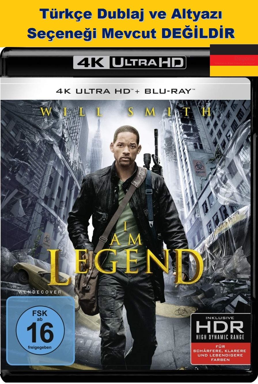 I Am Legend - Ben Efsaneyim 4K Ultra HD+Blu-Ray 2 Disk