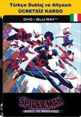 Spider-Man Across The Spider-Verse - Örümcek Adam Örümcek Evrenine Geçiş Blu-RayDVD Steelbook  2 Disk