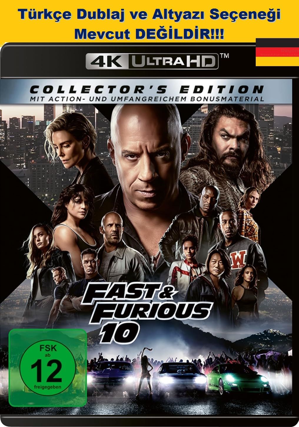 Fast X - Hızlı ve Öfkeli 10 4K Ultra HD Tek Disk