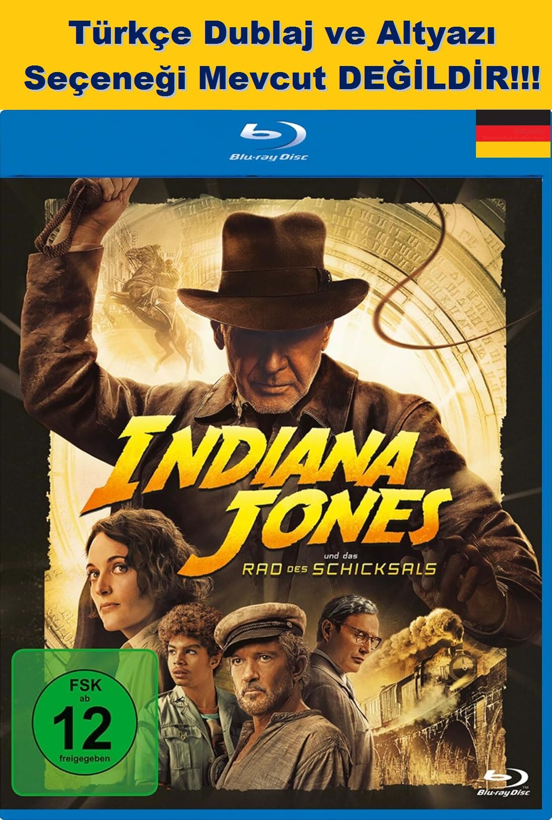 Indiana Jones and the Dial of Destiny - Indiana Jones ve Kader Kadranı 4K Ultra HD+Blu-Ray 2 Disk