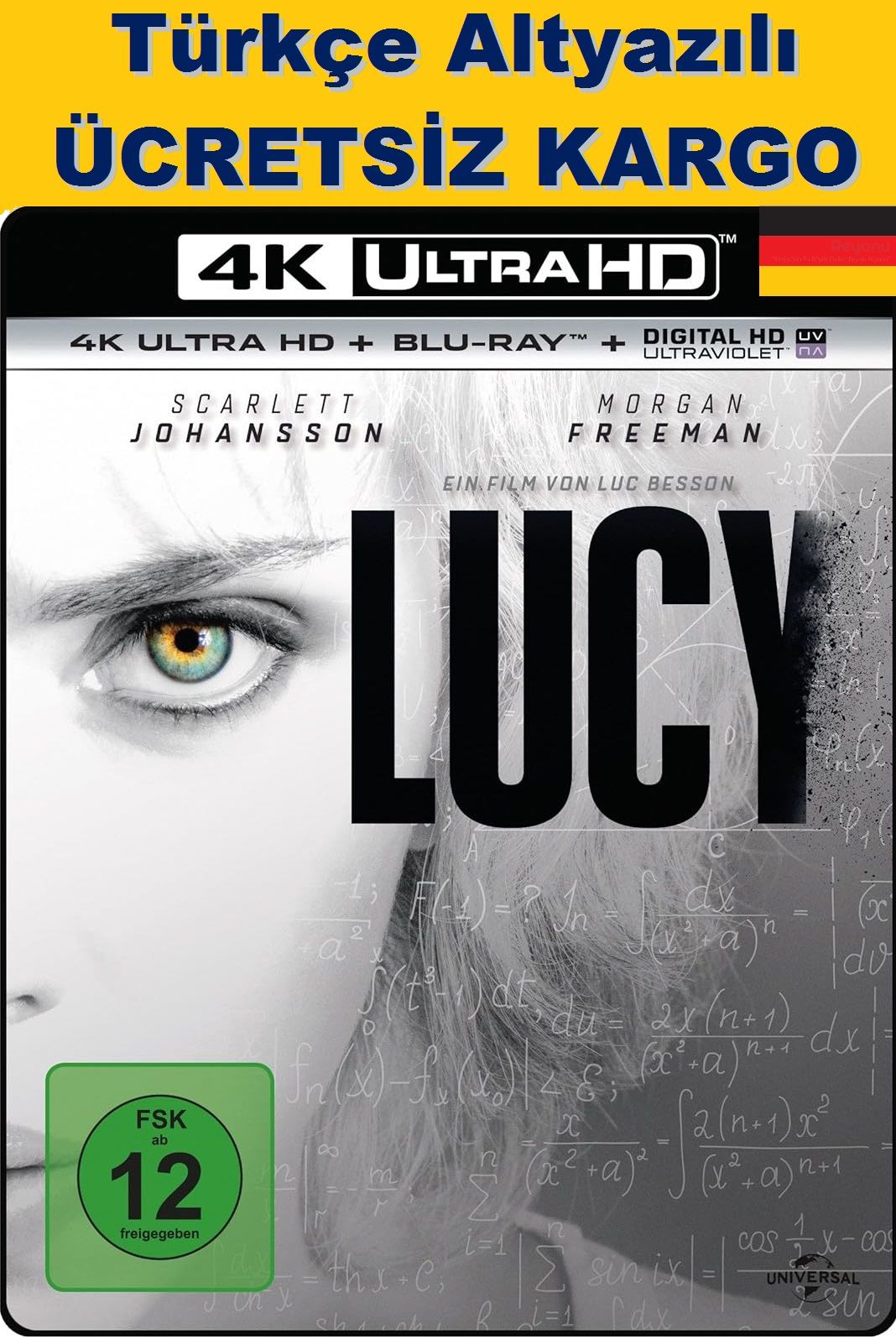 Lucy 4K Ultra HD+Blu-Ray 2 Disk