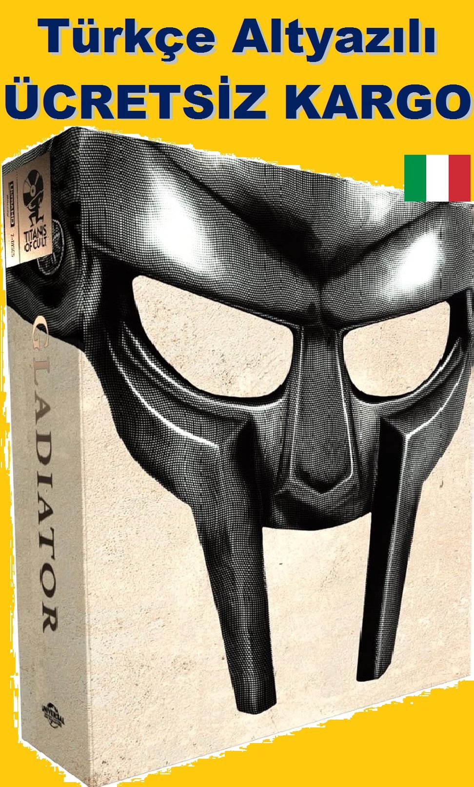 Gladiator Gladyatör 4K Ultra HD+Blu-Ray  TITANS OF CULT