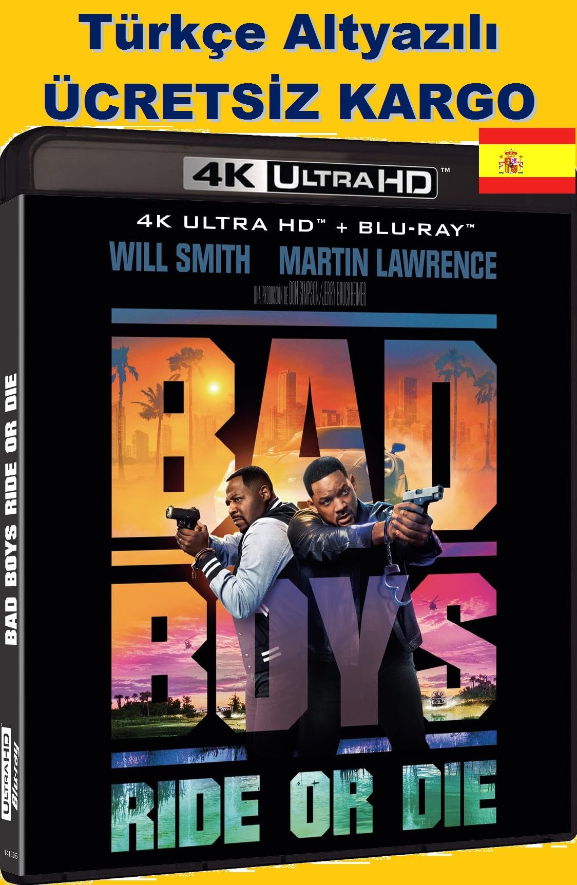 Bad Boys Ride Or Die - Bad Boys Ha Hep Ya Hiç 4K Ultra HD+Blu-Ray 2 Disk