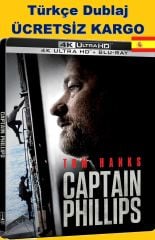Captain Phillips - Kaptan Phillips 4K Ultra HD+Blu-Ray Steelbook 2 Disk