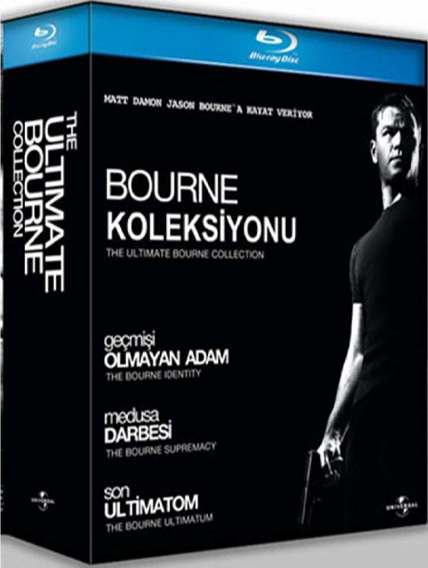 The Ultimate Bourne Collection Steelbook Blu-Ray 3 Film