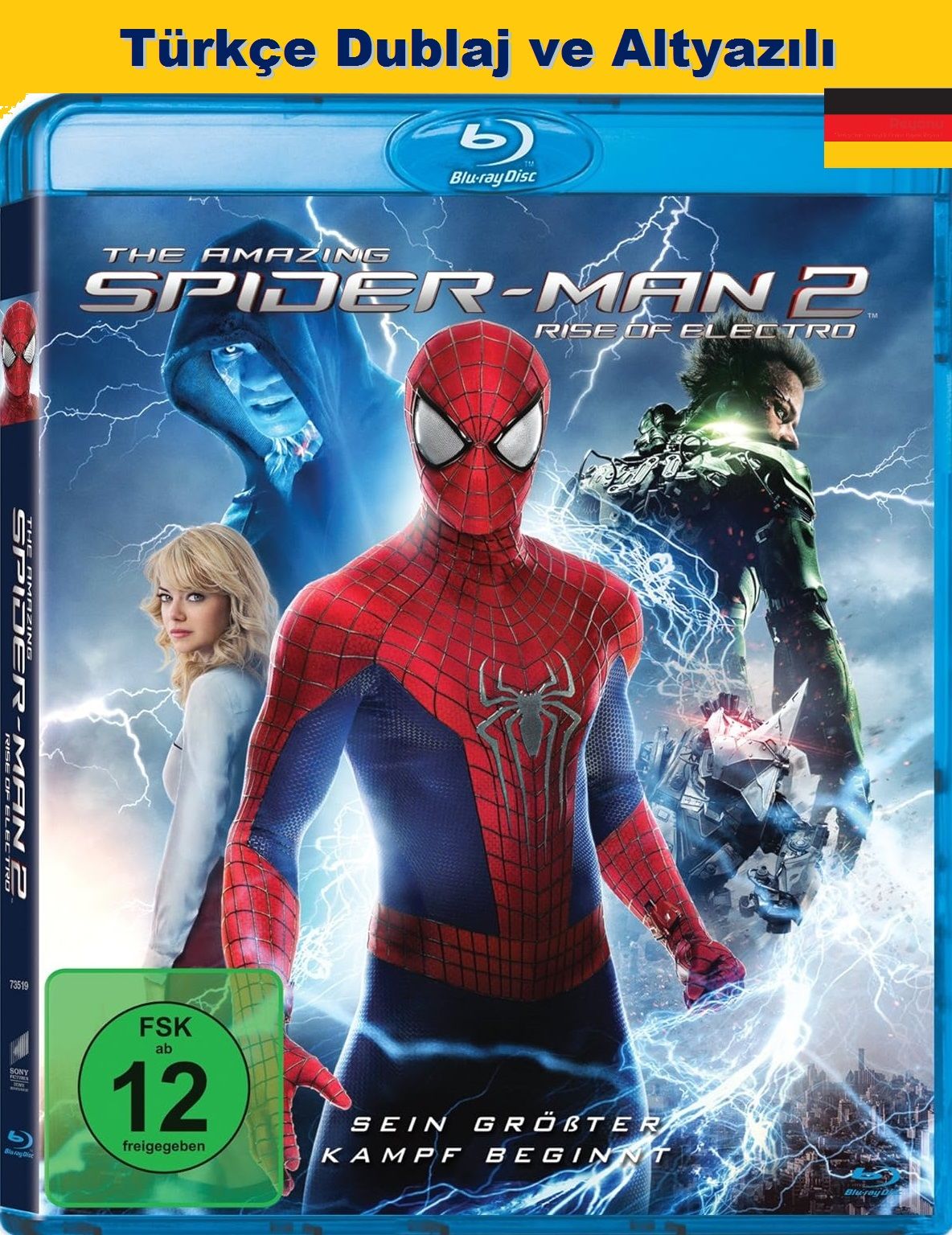 Amazing Spider Man 2 İnanılmaz Örümcek Adam 2 Blu-Ray