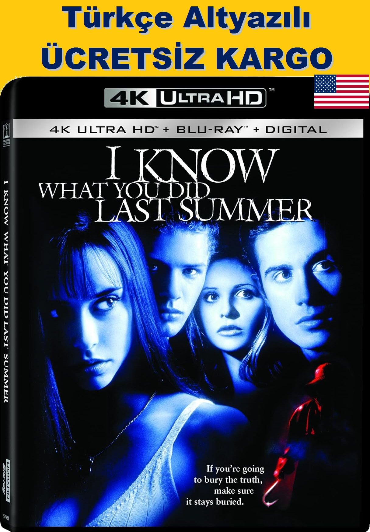 I Know What You Did Last Summer - Ne Yaptığını Biliyorum 4K Ultra HD+Blu-Ray 2 Disk