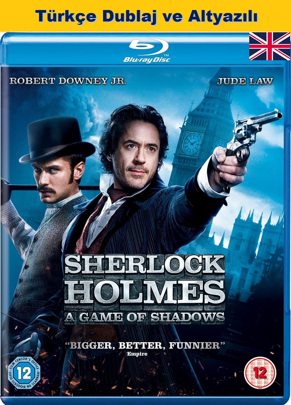 Sherlock Holmes- A Game Of Shadows Gölge Oyunları Blu-Ray + DVD