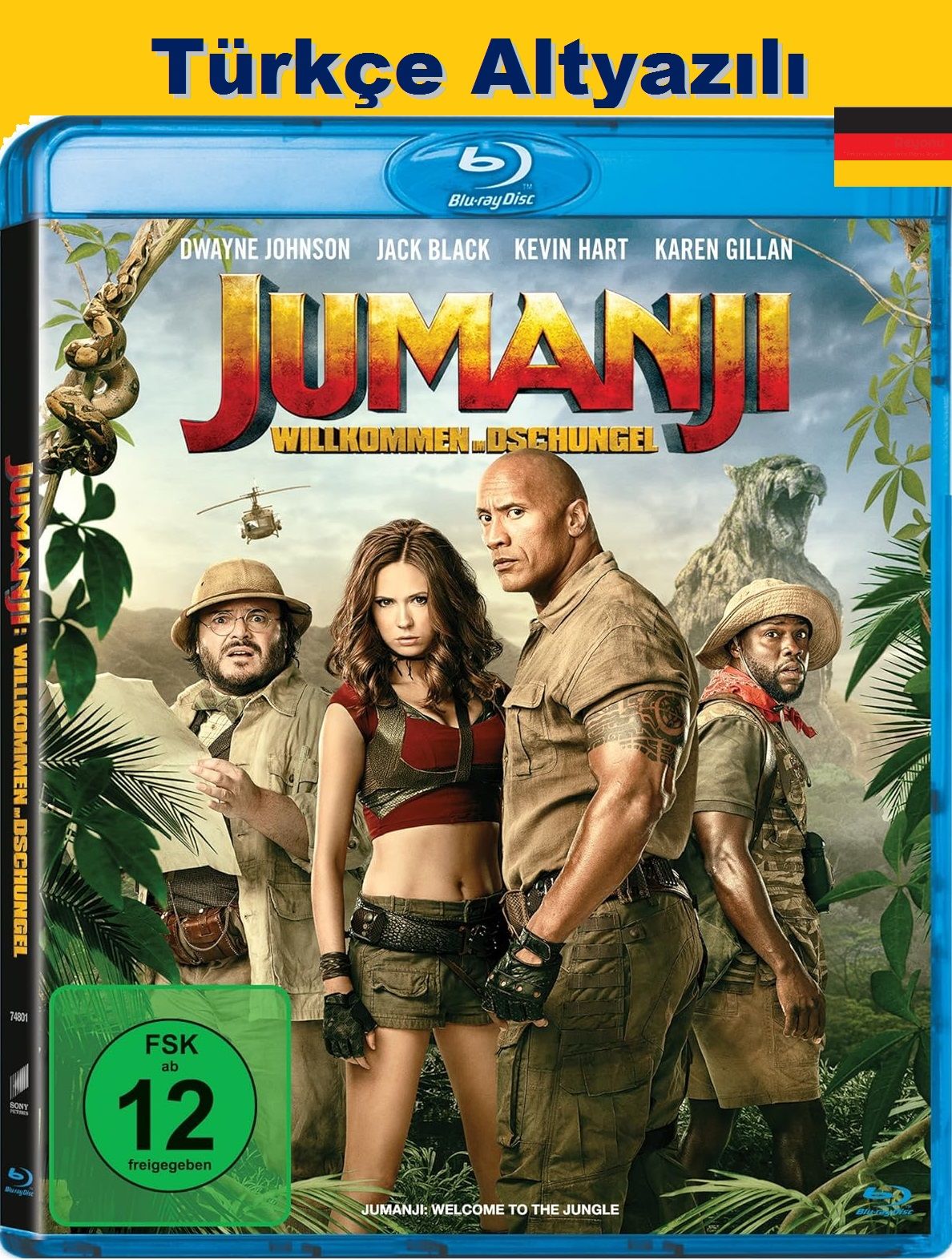 Jumanji  Welcome To The Jungle Vahşi Orman Blu-Ray