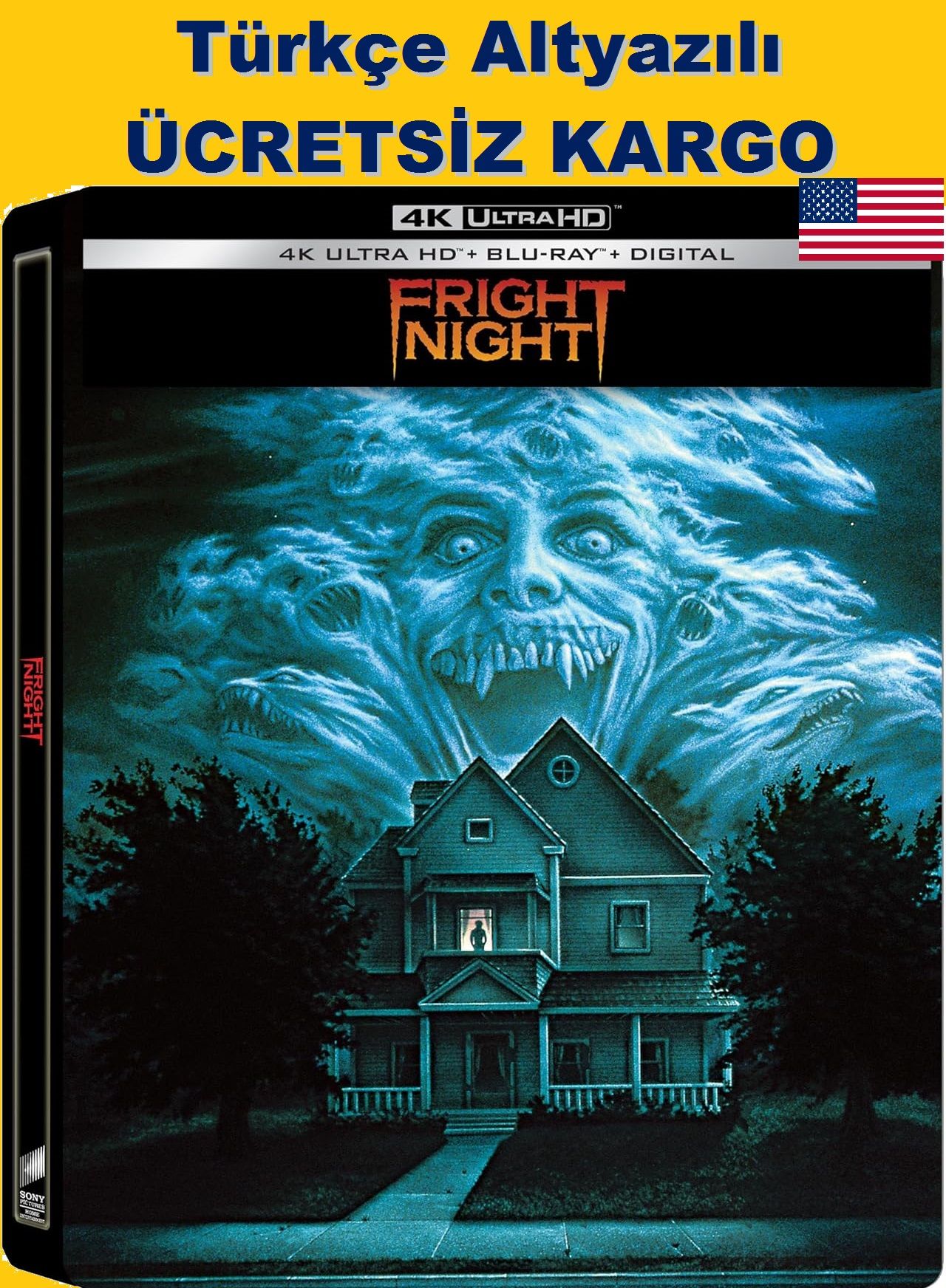 Fright Night 4K Ultra HD+Blu-Ray Steelbook 2 Disk