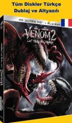Venom 2 Let There Be Carnage - Venom Zehirli Öfke 2  4K Ultra HD+Blu-Ray 2 Disk
