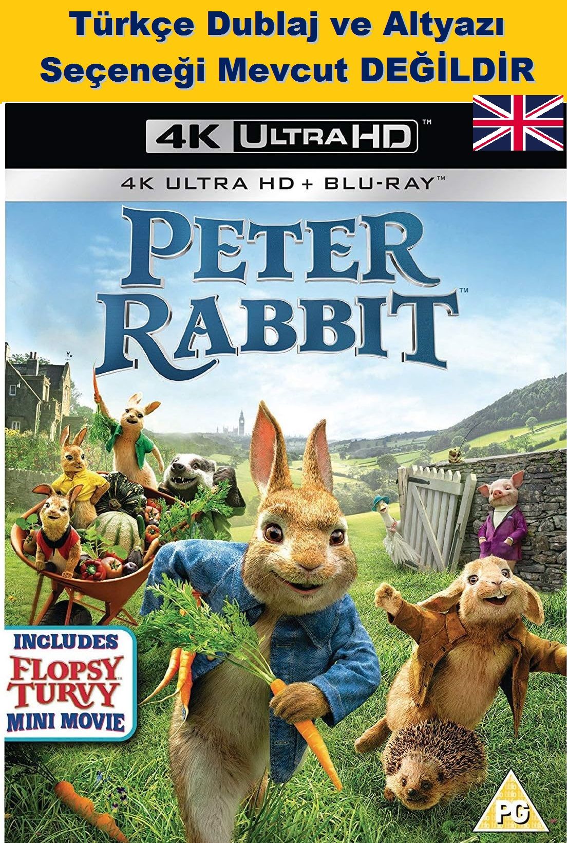 Peter Rabbit - Tavşan Peter 4K Ultra HD + Blu-Ray 2 Disk