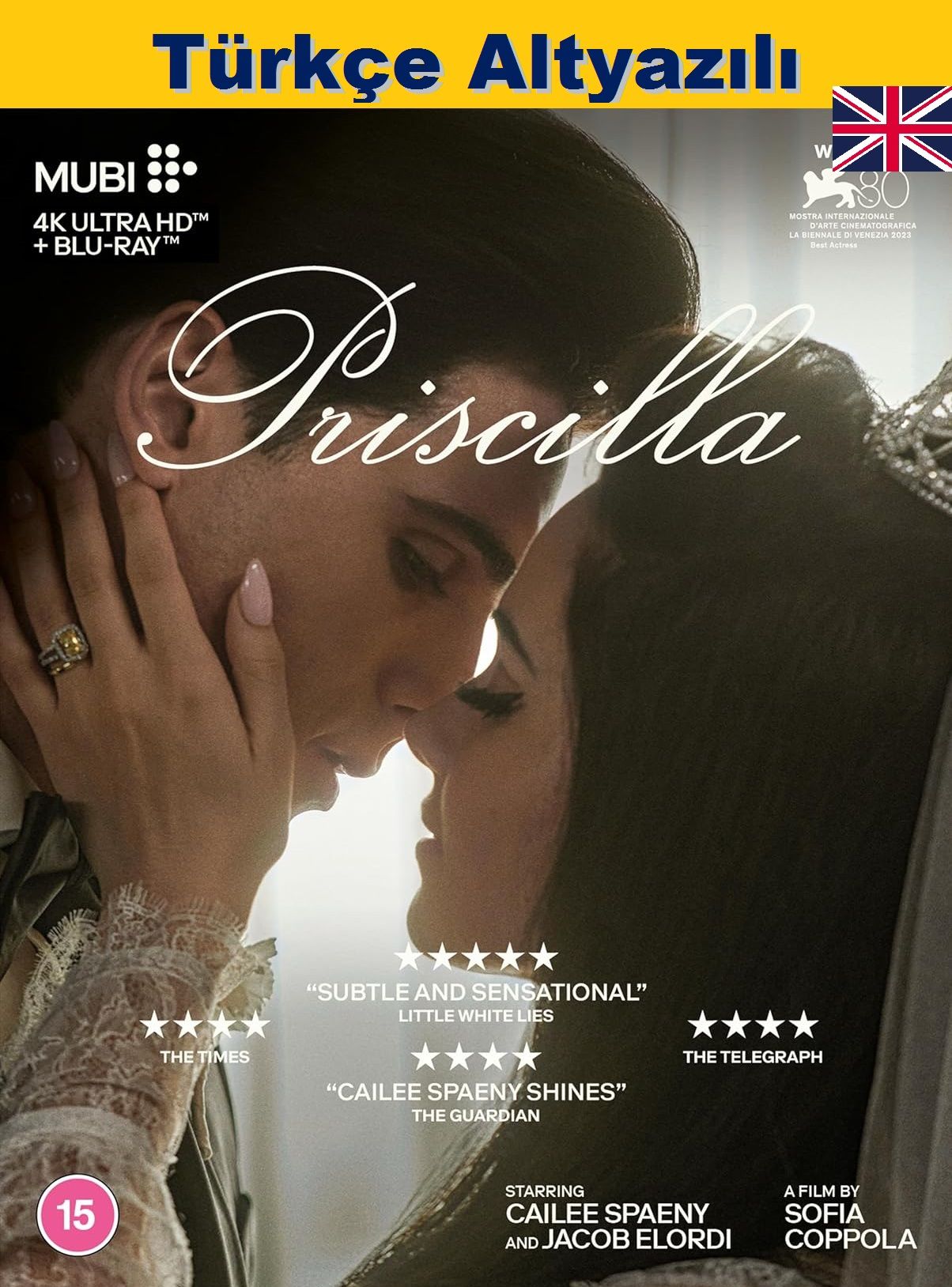 Priscilla 4K Ultra HD+Blu-Ray 2 Disk Karton Kılıflı