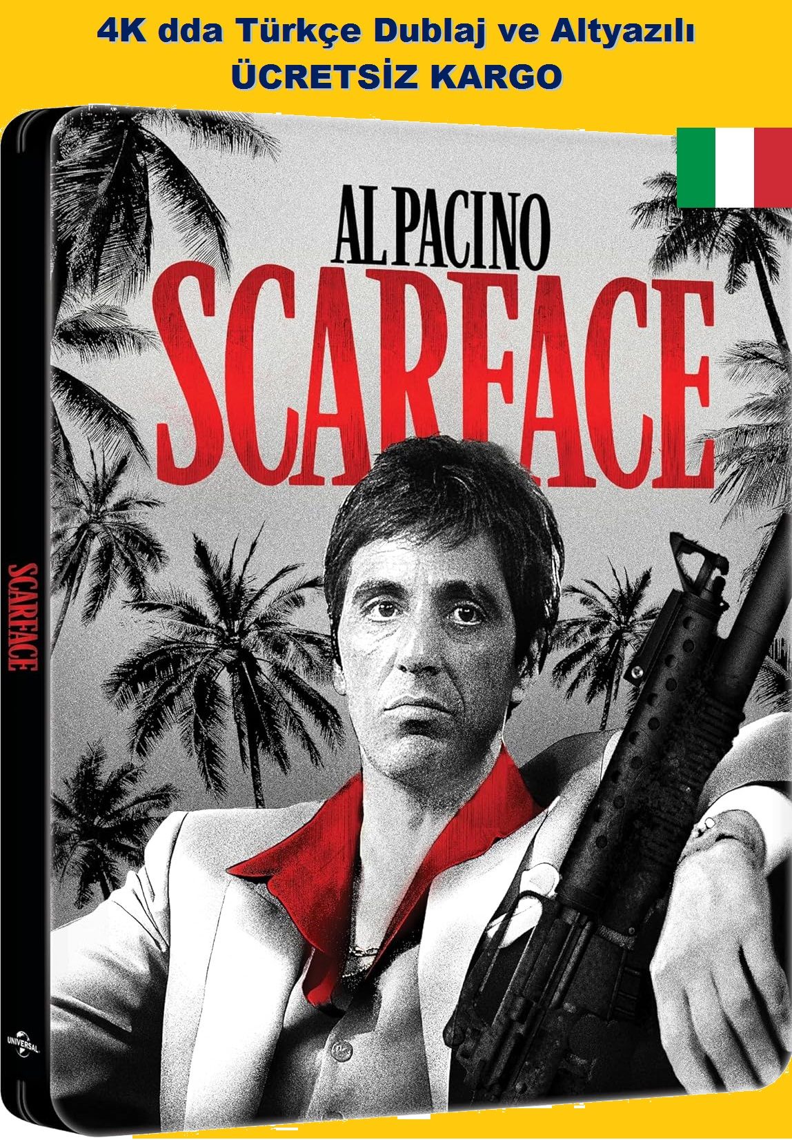 Scarface 4K Ultra HD+Blu-Ray 2 Disk Steelbook