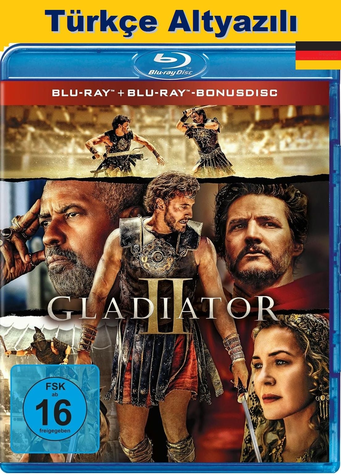 Gladiator II - Gladyatör II Blu-Ray+Bonus 2 Diskli