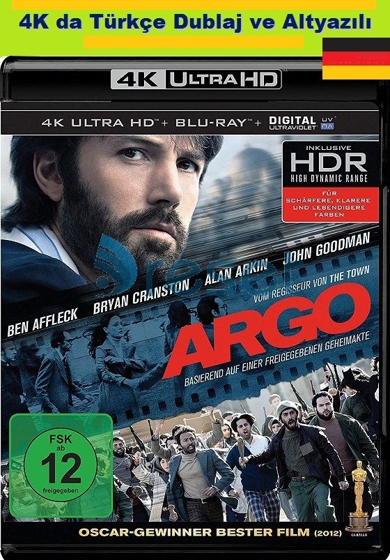 Operasyon Argo Blu-Ray 4K Ultra HD+Blu-Ray 2 Diskli