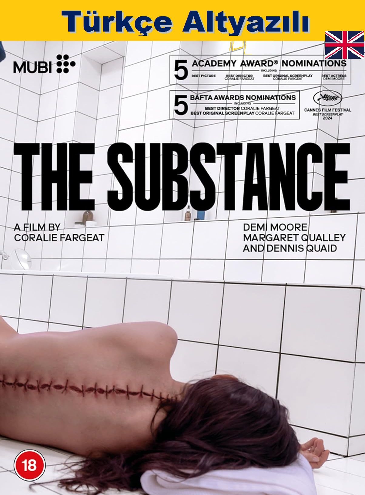 The Substance -Cevher Blu-Ray Karton Kılıflı