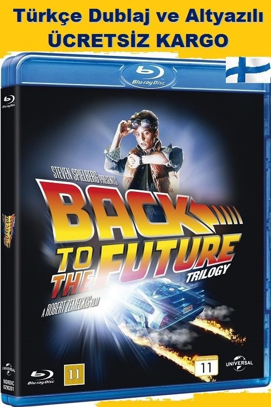 Back To The Future Trilogy - Geleceğe Dönüş Üçleme Blu-Ray 3 Film+Bonus 4Disk