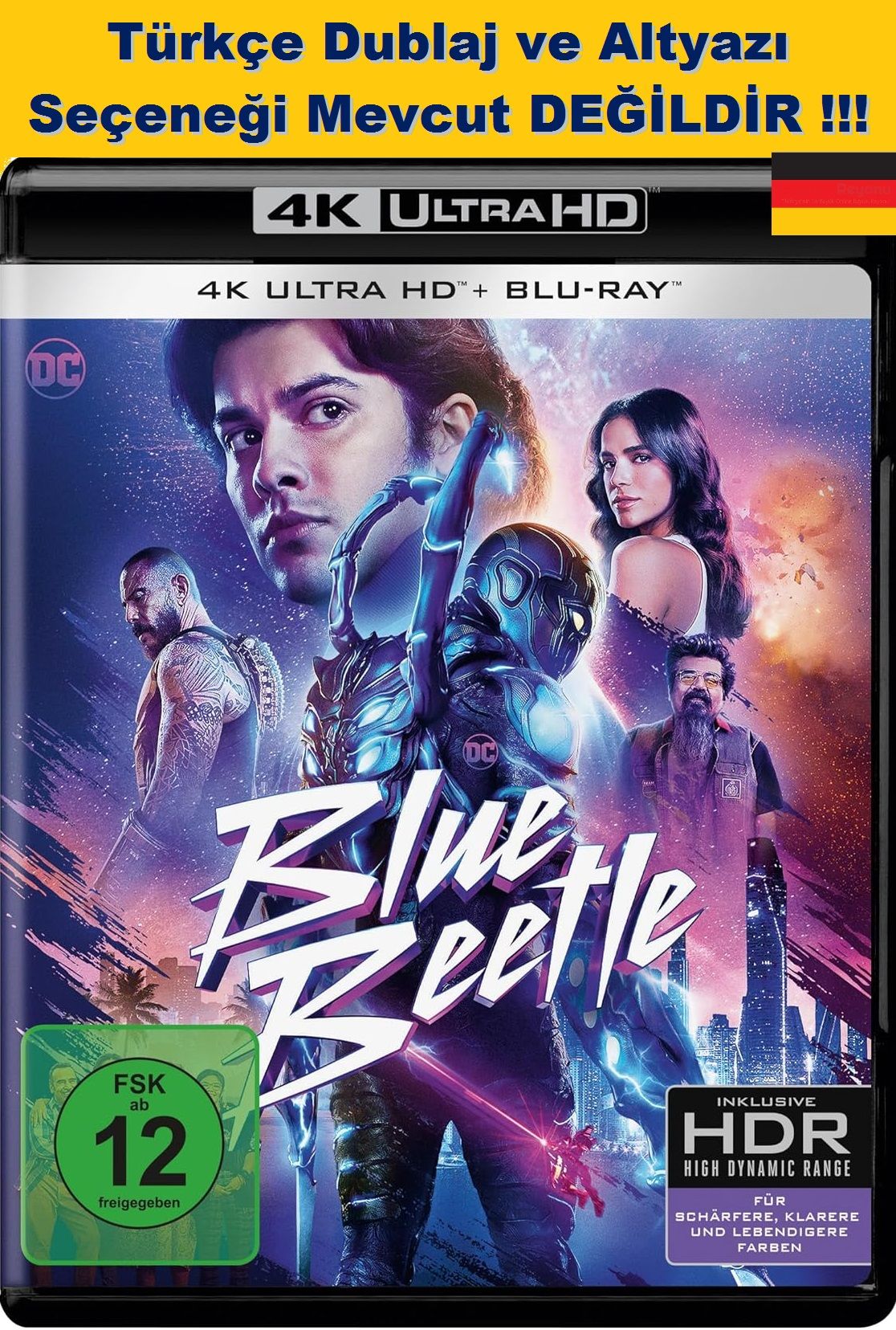 Blue Beetle - Mavi Böcek 4K Ultra HD+Blu-Ray 2 Disk