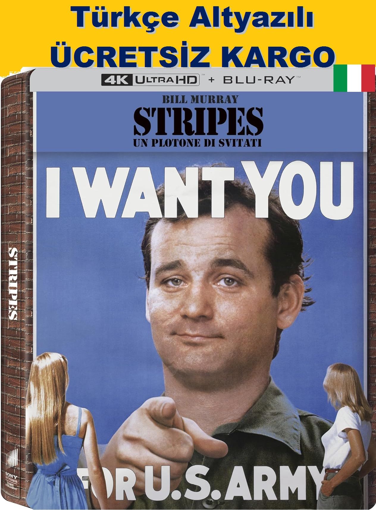 Stripes 4K Ultra HD+Blu-Ray 2 Disk Steelbook