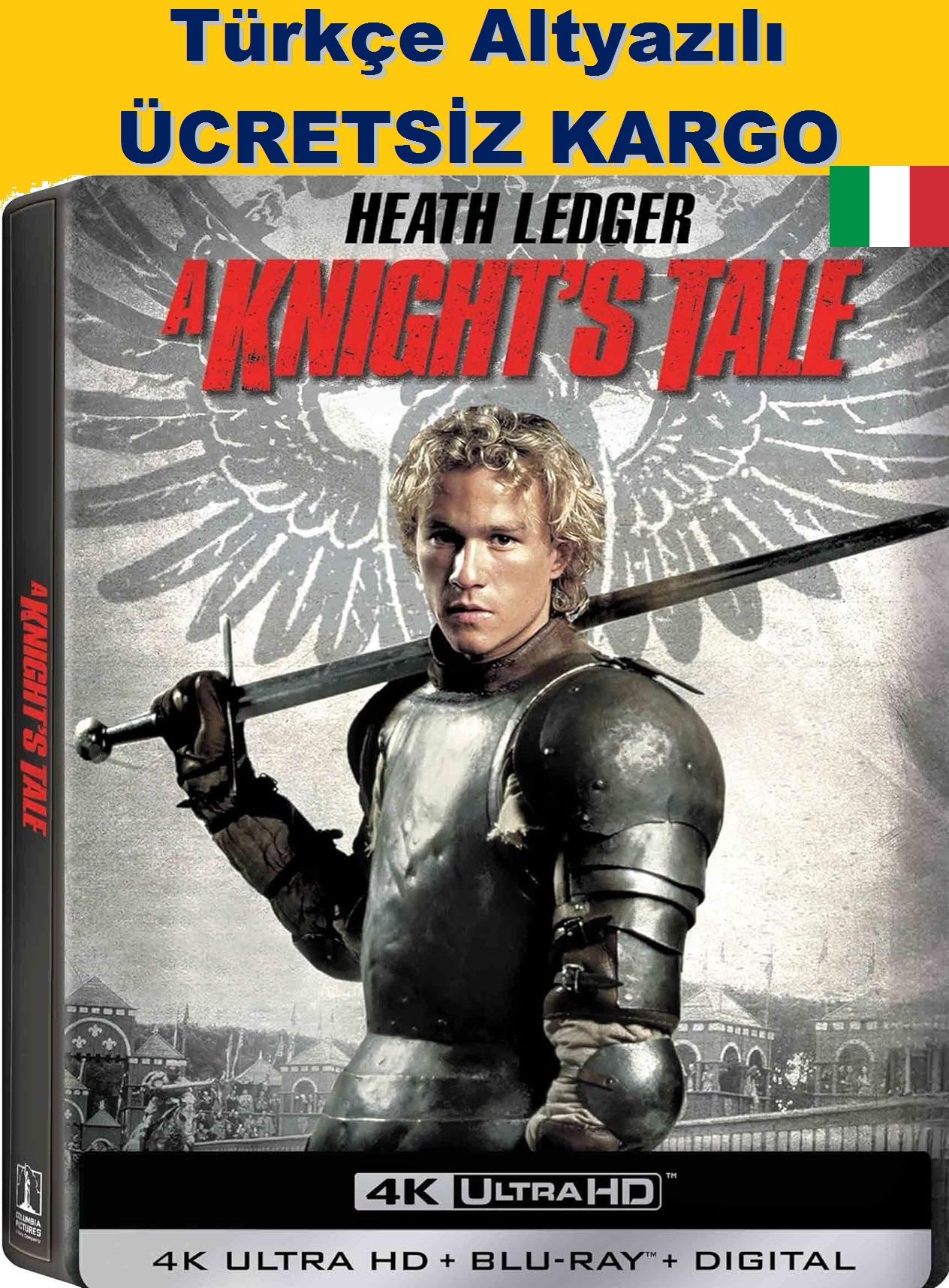 A Knight's Tale - Şövalye 4K Ultra HD+Blu-Ray 2 Disk Steelbook