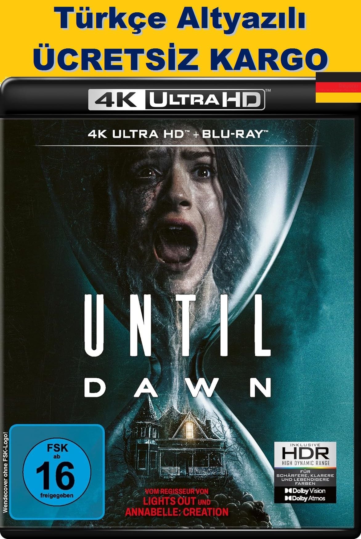 Until Dawn - Şafağa Kadar 4K Ultra HD+Blu-Ray 2 Disk