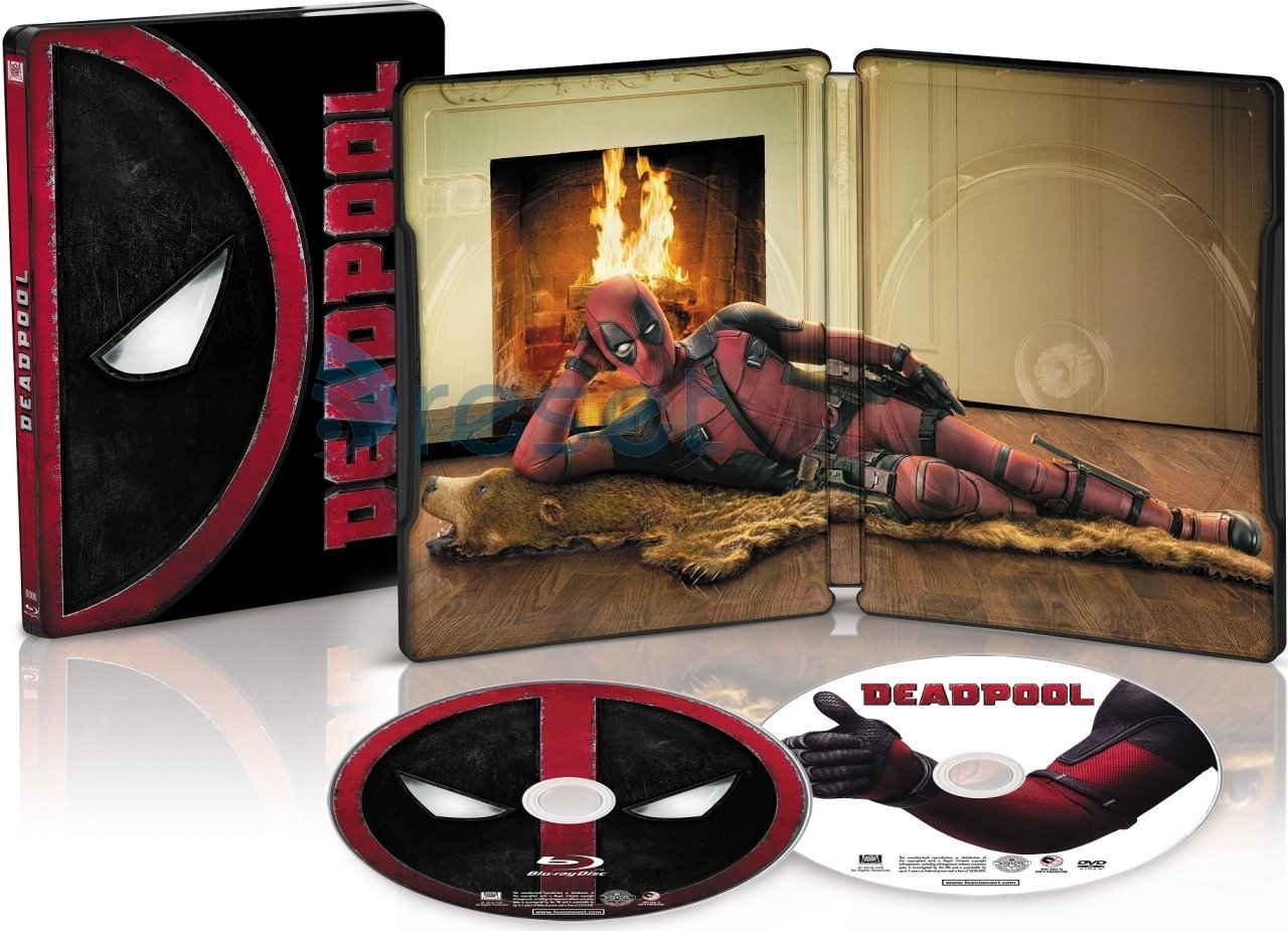 Deadpool Blu-Ray Steelbook Tek Disk