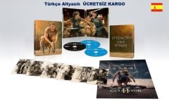 Gladiator II - Gladyatör II 4K Ultra HD+Blu-Ray+Bonus 3 Diskli Steelbook