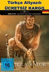 Gladiator II - Gladyatör II 4K Ultra HD+Blu-Ray+Bonus 3 Diskli Steelbook