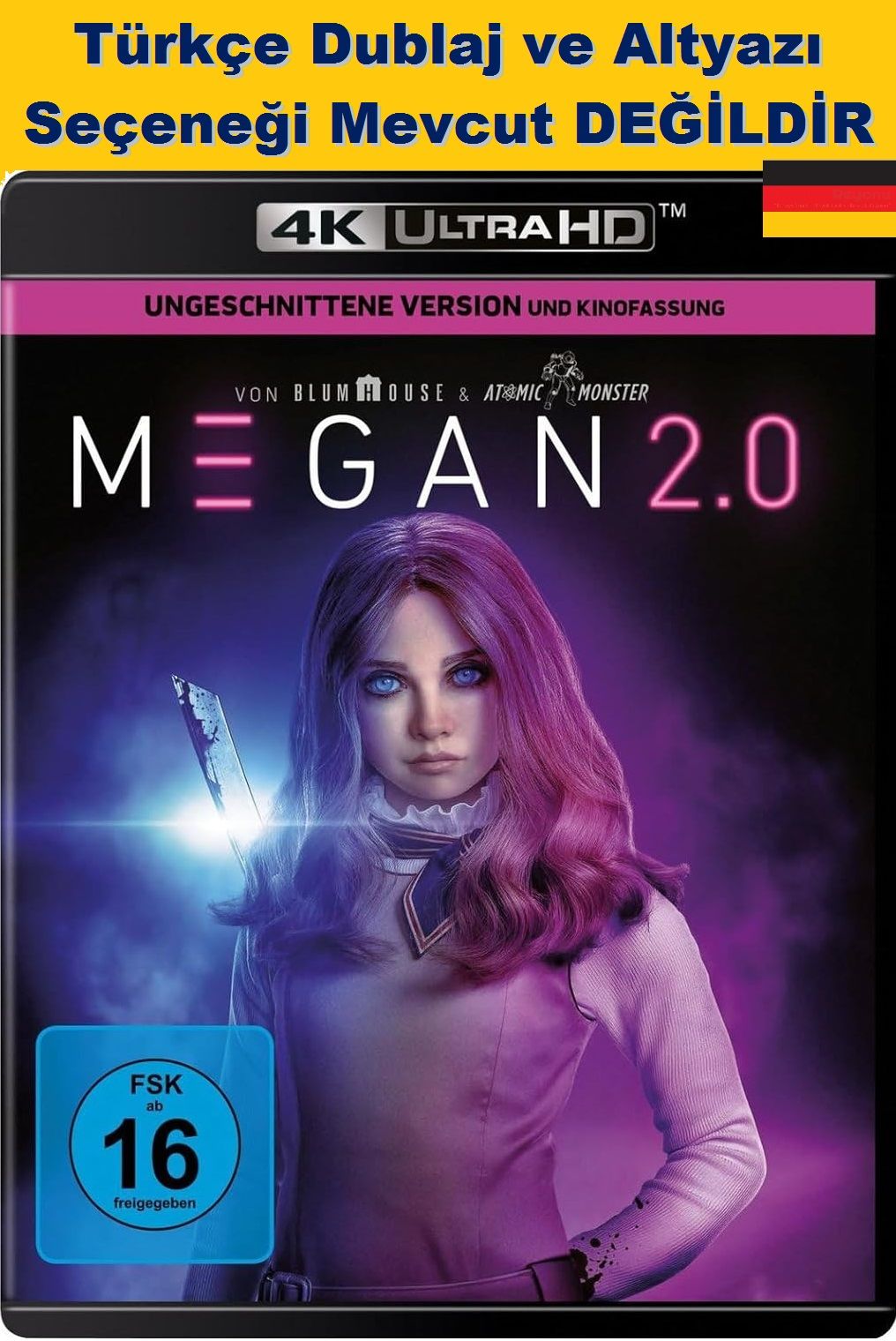M3gan 2.0 - Megan 2.0  4K Ultra HD Tek Dsk