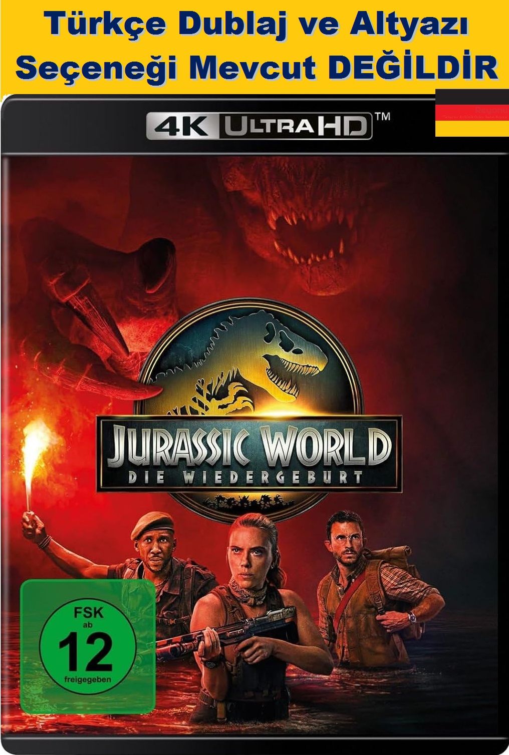 Jurassic World Rebirth - Jurassic World Yeniden Doğuş 4K Ultra HD Tek Disk