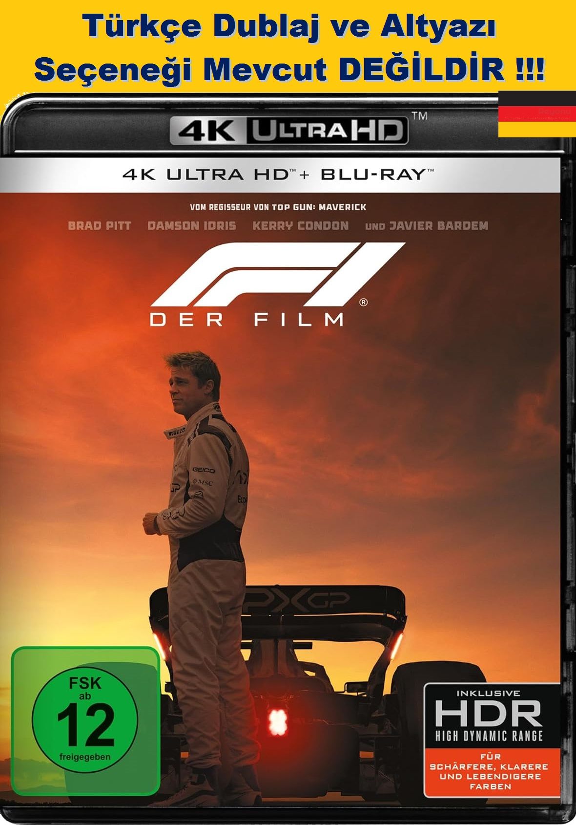 F1  4K Ultra HD+Blu-Ray 2 Disk
